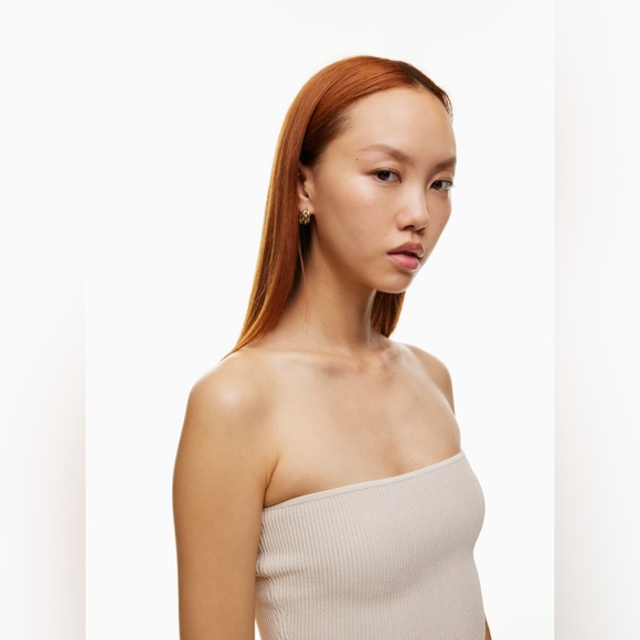 Babaton Sculpt Knit Cropped Tube Top - Picture 3 of 11